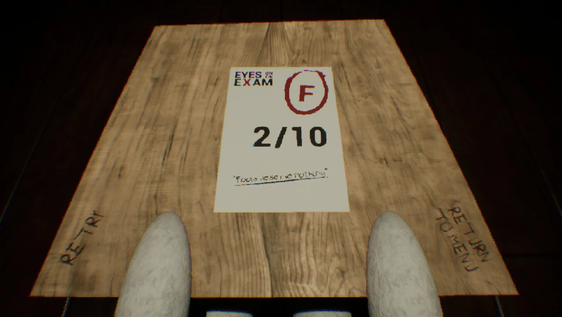 Изображение игры: EYES ON THE EXAM