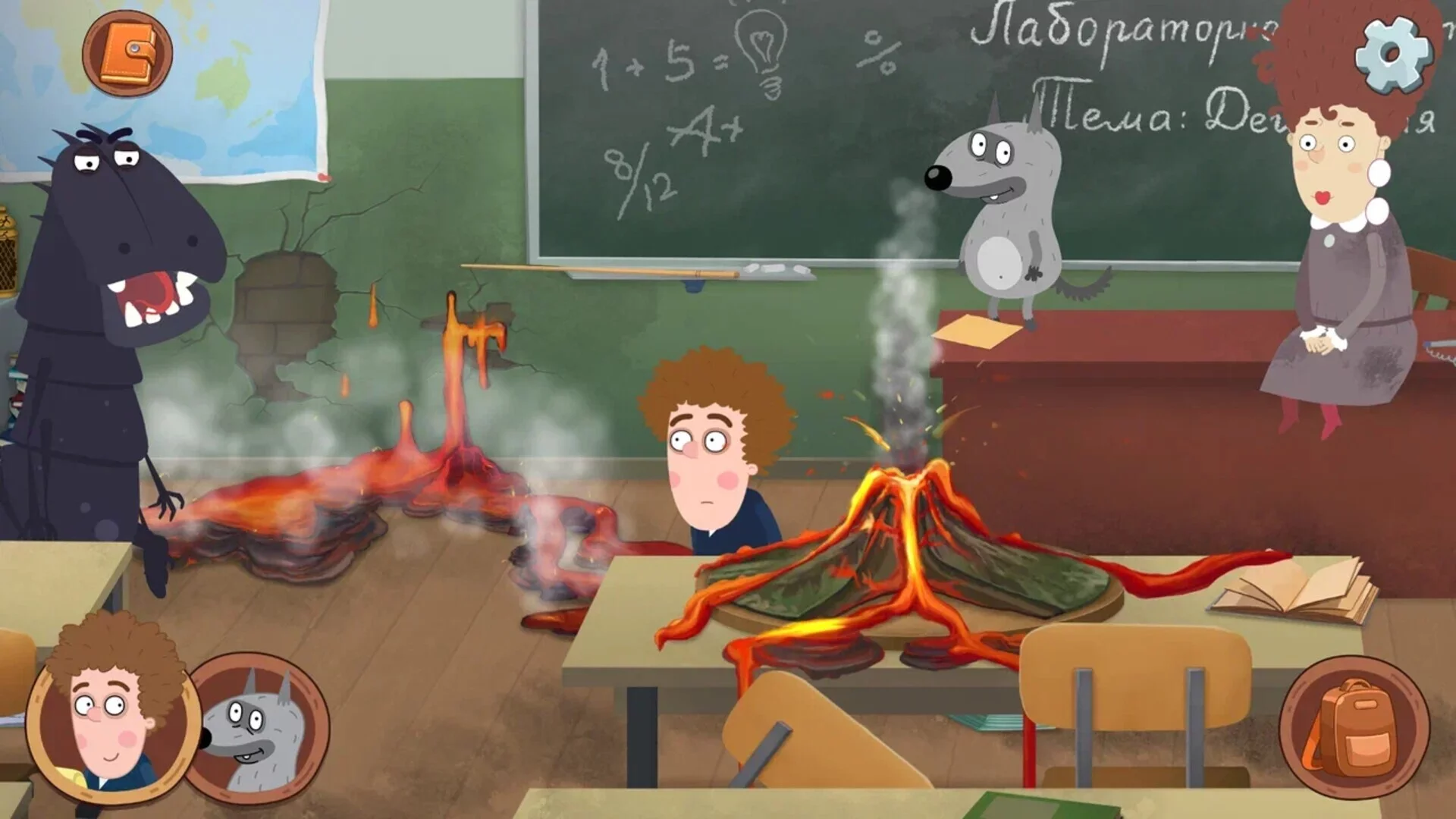 Изображение игры: Петя и Волк: дело об артефакте приключений