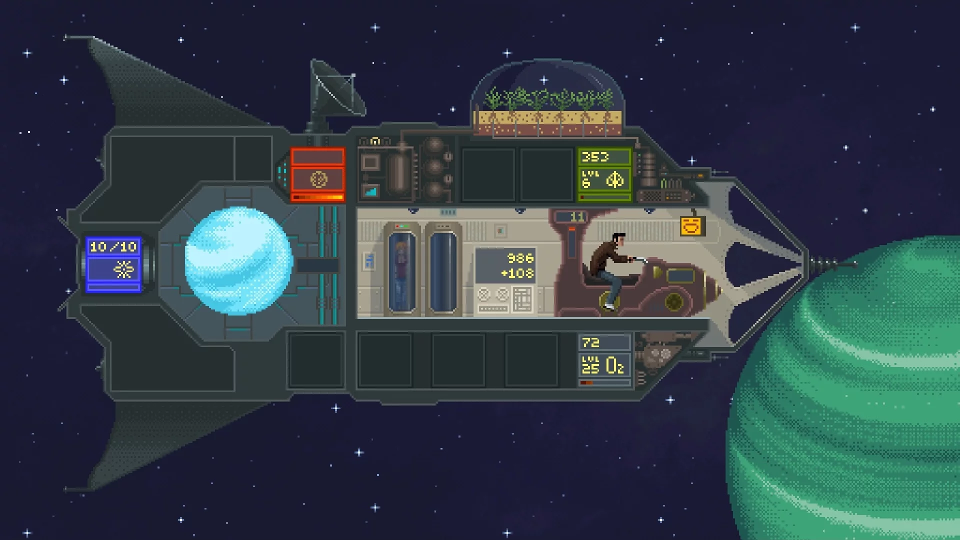 Изображение игры: Human-powered spacecraft
