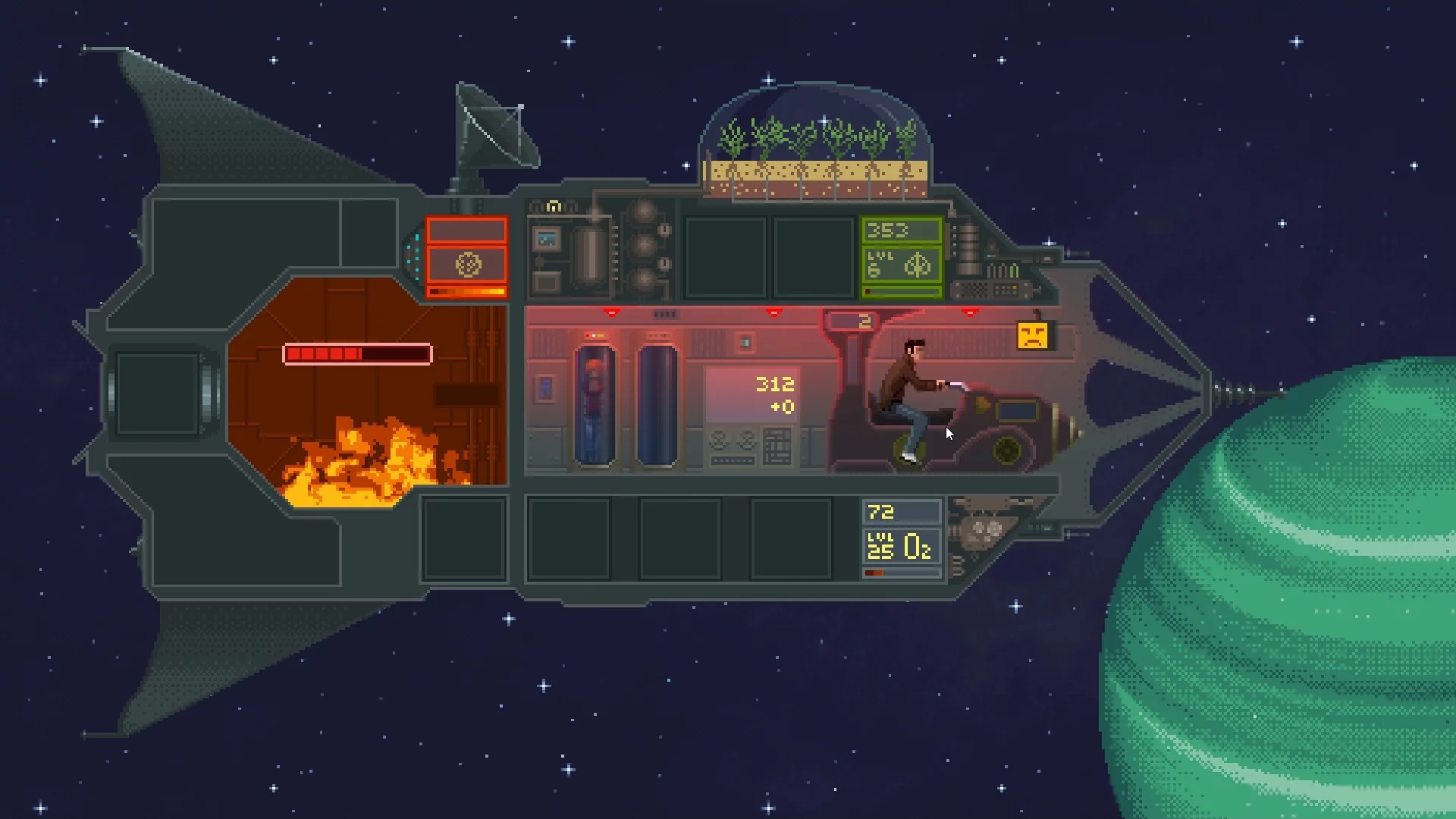 Изображение игры: Human-powered spacecraft