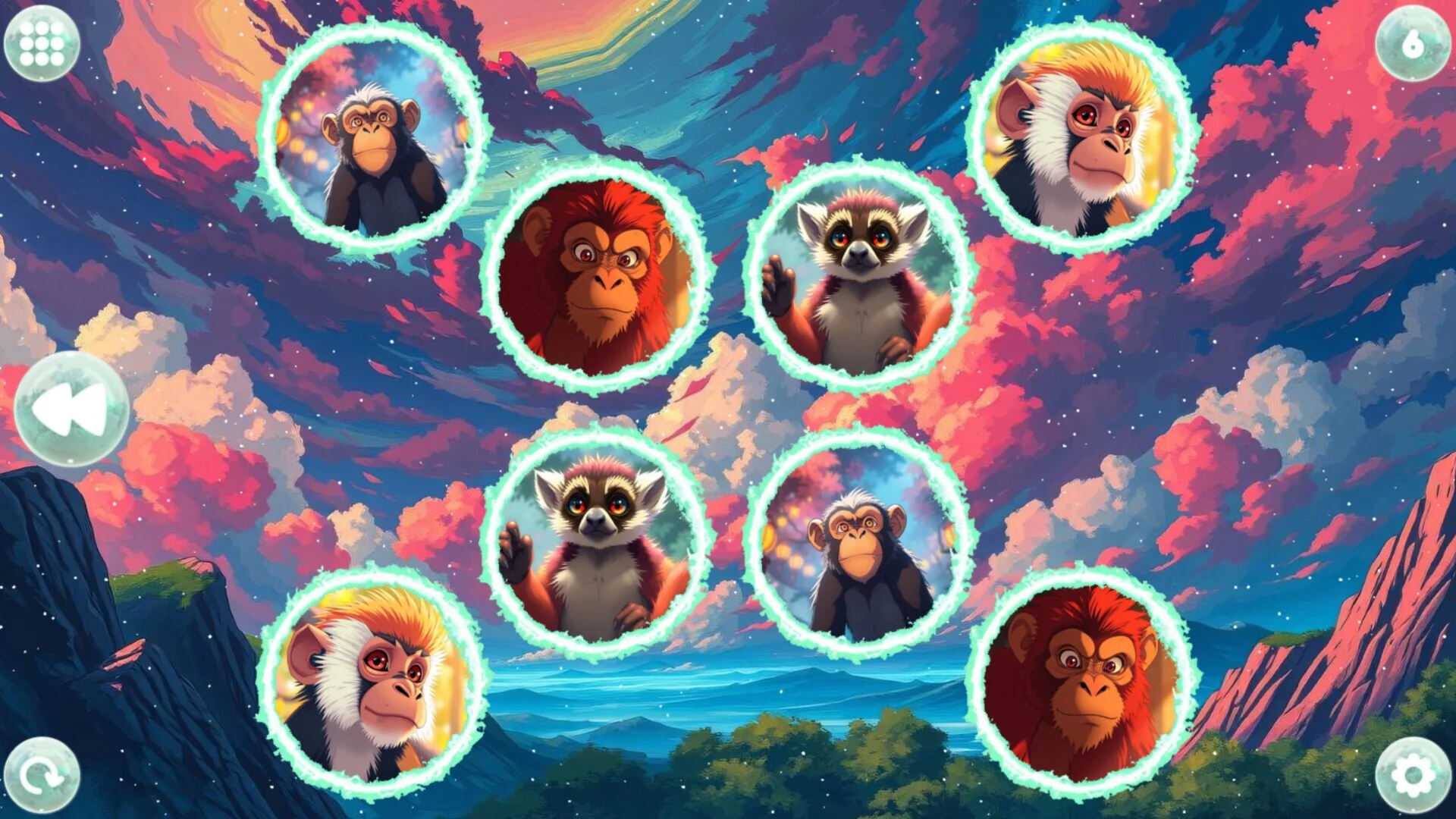 Изображение игры: Anime Dream Match: Primates