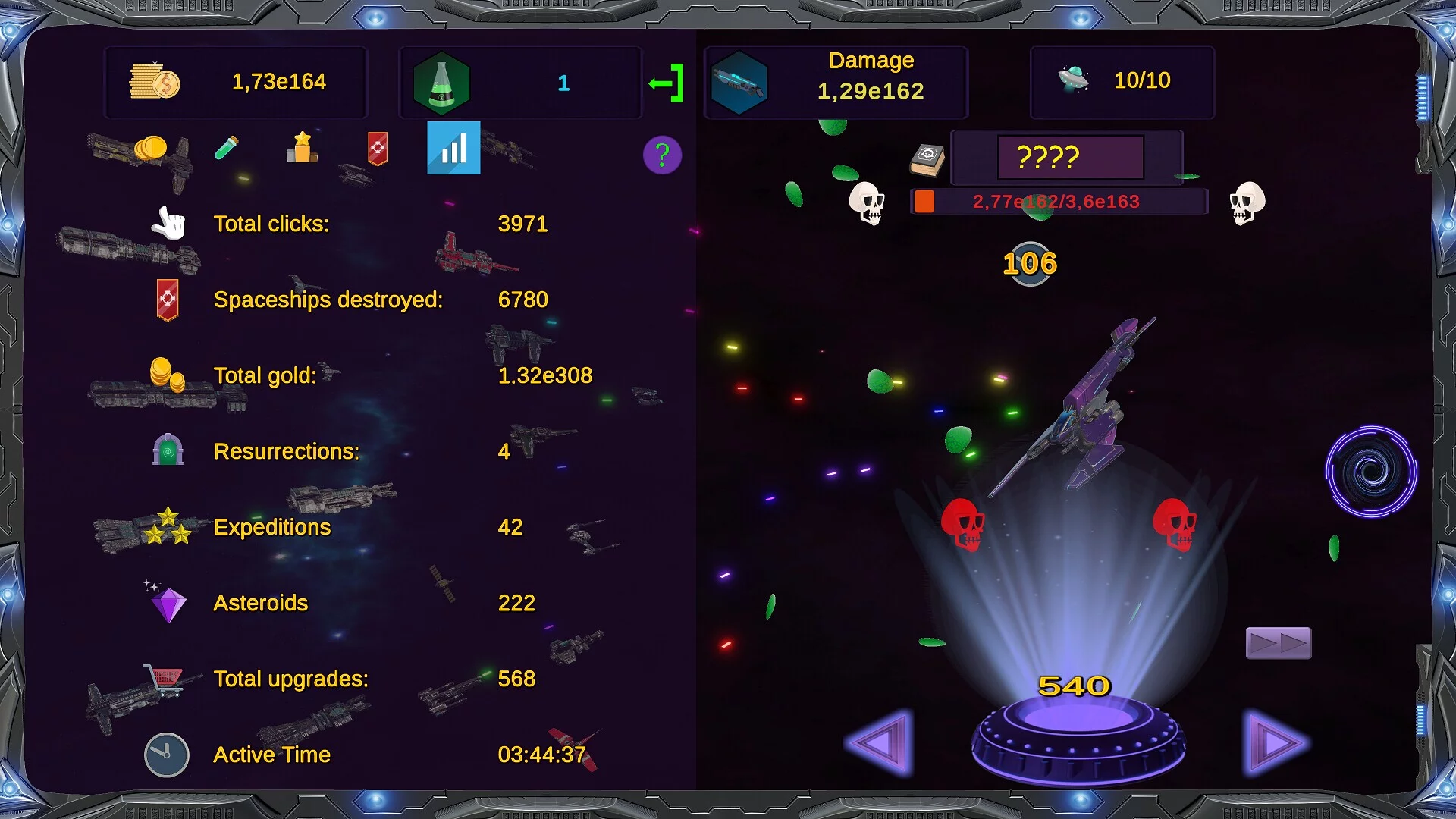 Изображение игры: Star Clicker Odyssey