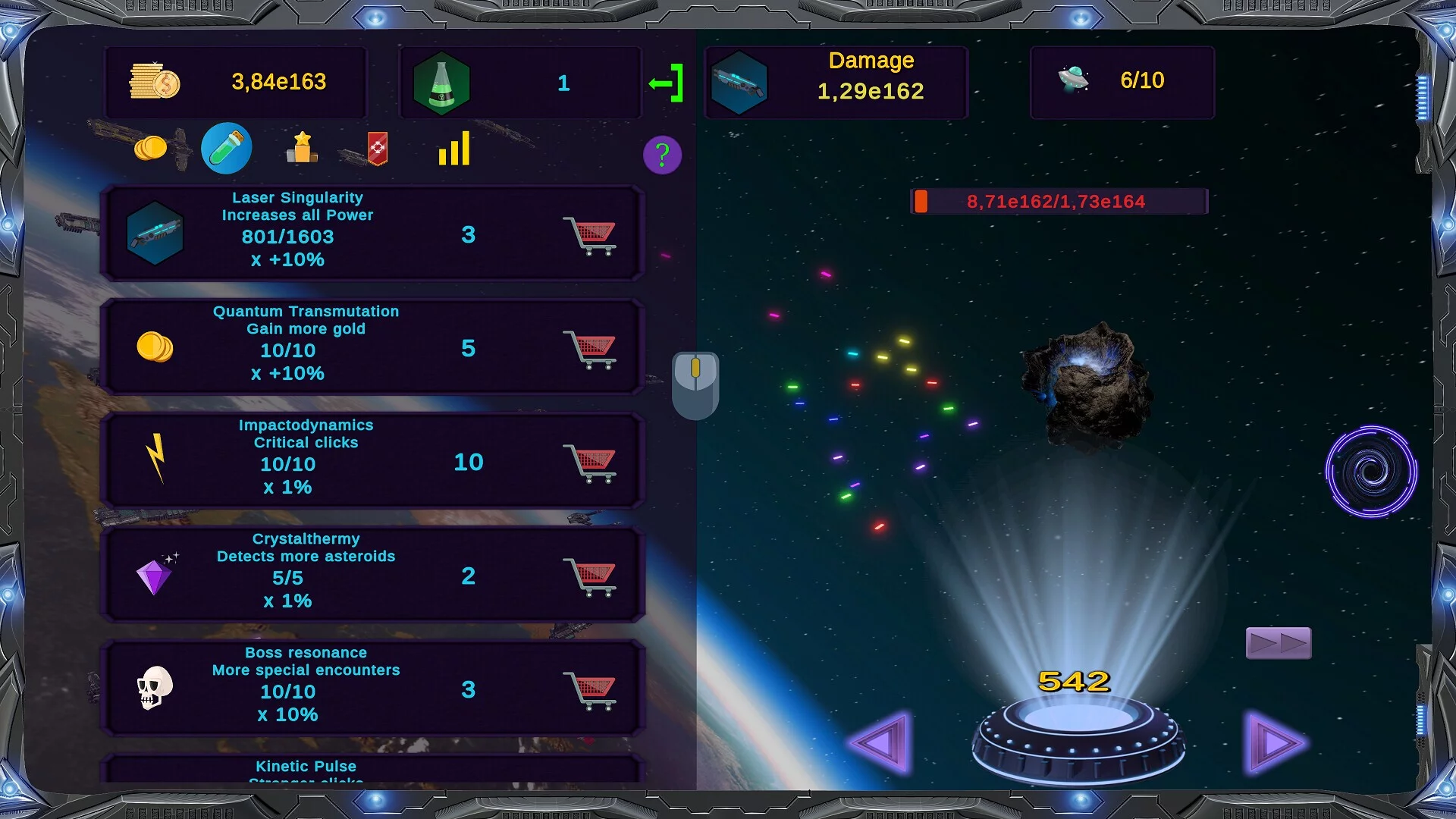 Изображение игры: Star Clicker Odyssey