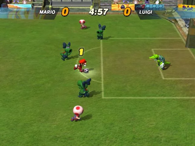 Изображение игры: Super Mario Strikers