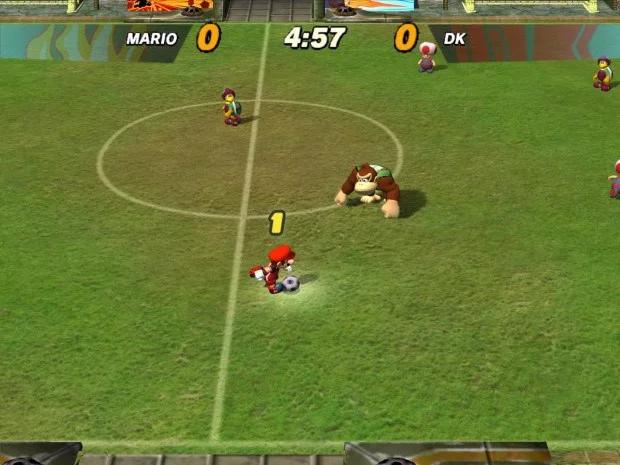 Изображение игры: Super Mario Strikers
