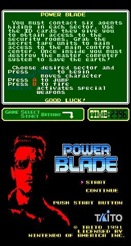 Изображение игры: Power Blade