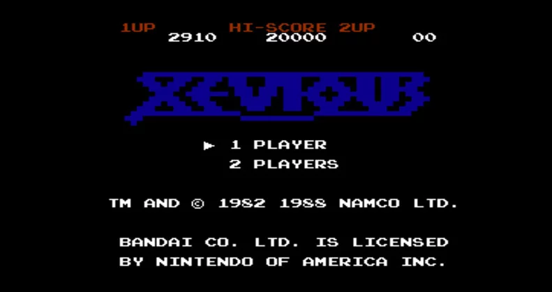 Изображение игры: Xevious