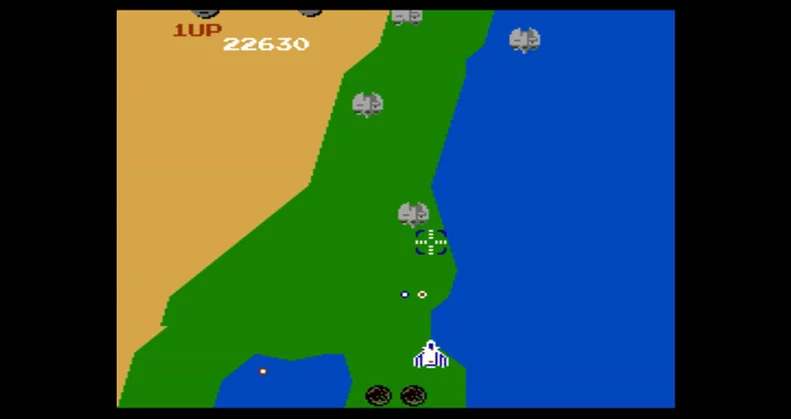 Изображение игры: Xevious