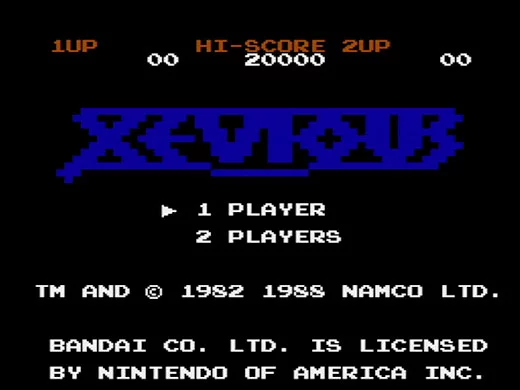 Изображение игры: Xevious