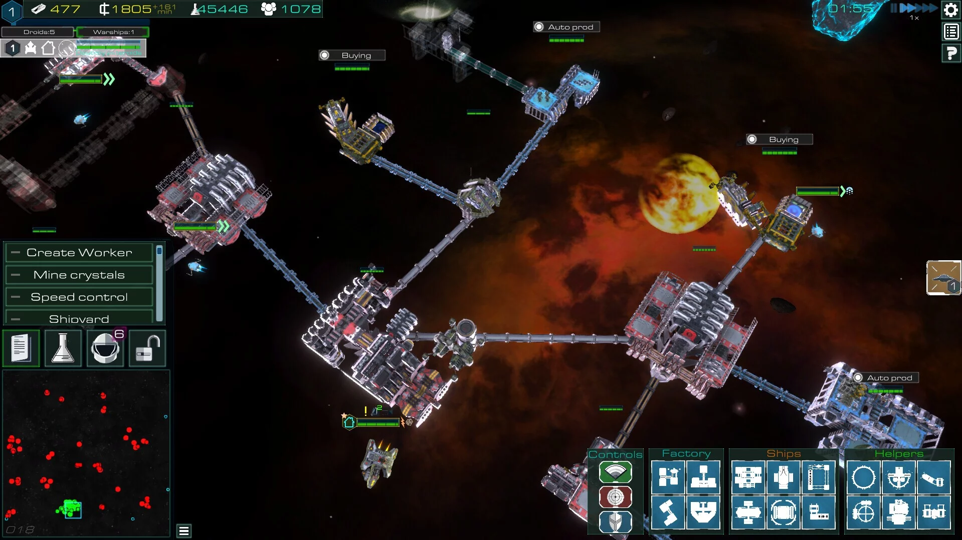 Изображение игры: Stellar outpost commander