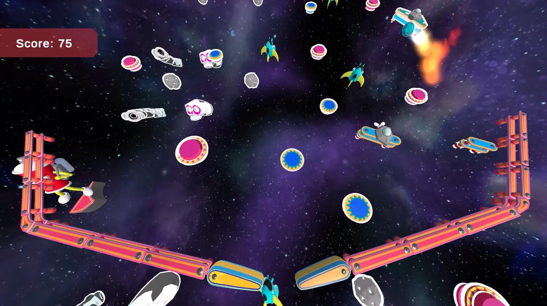Изображение игры: Space Pinball