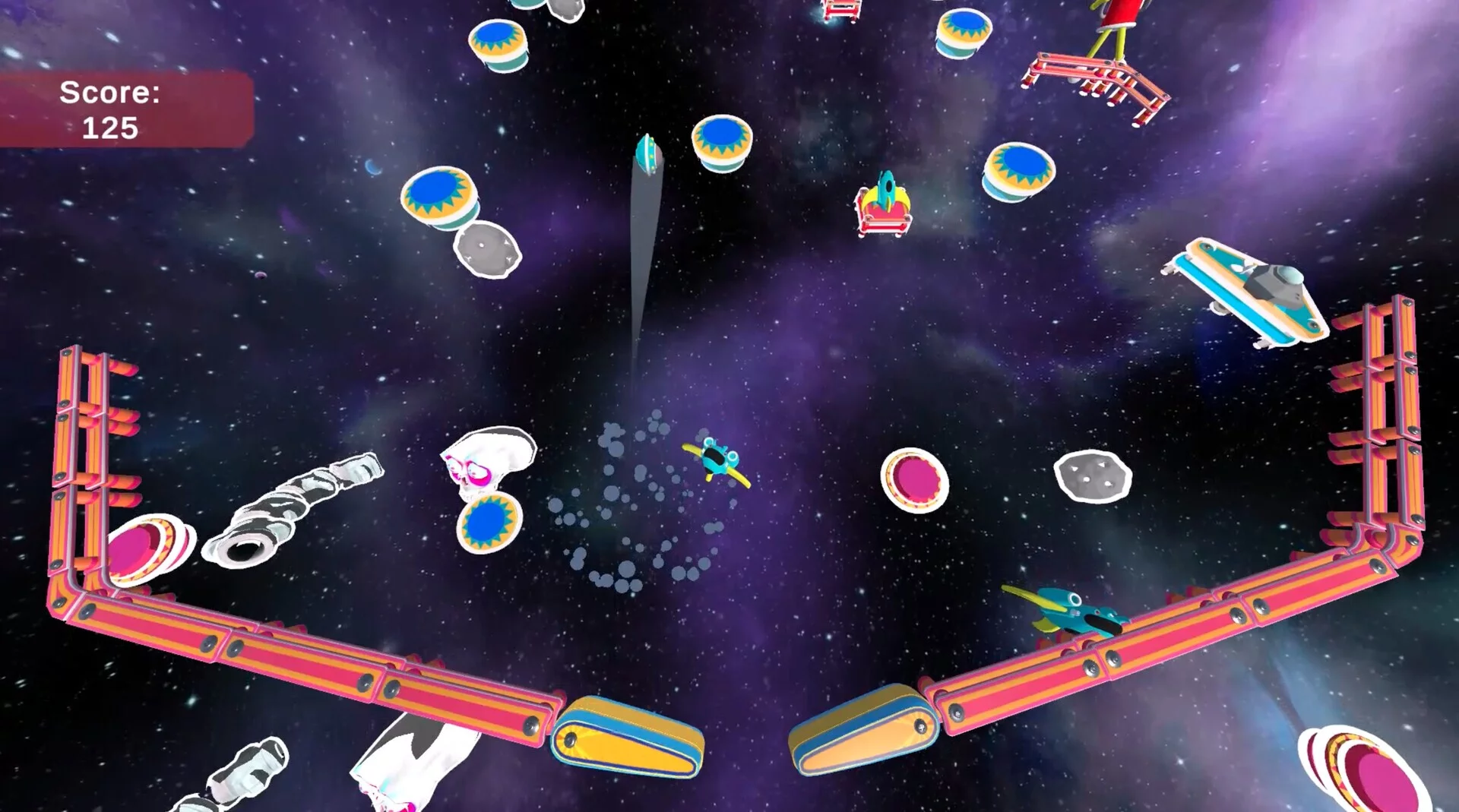 Изображение игры: Space Pinball
