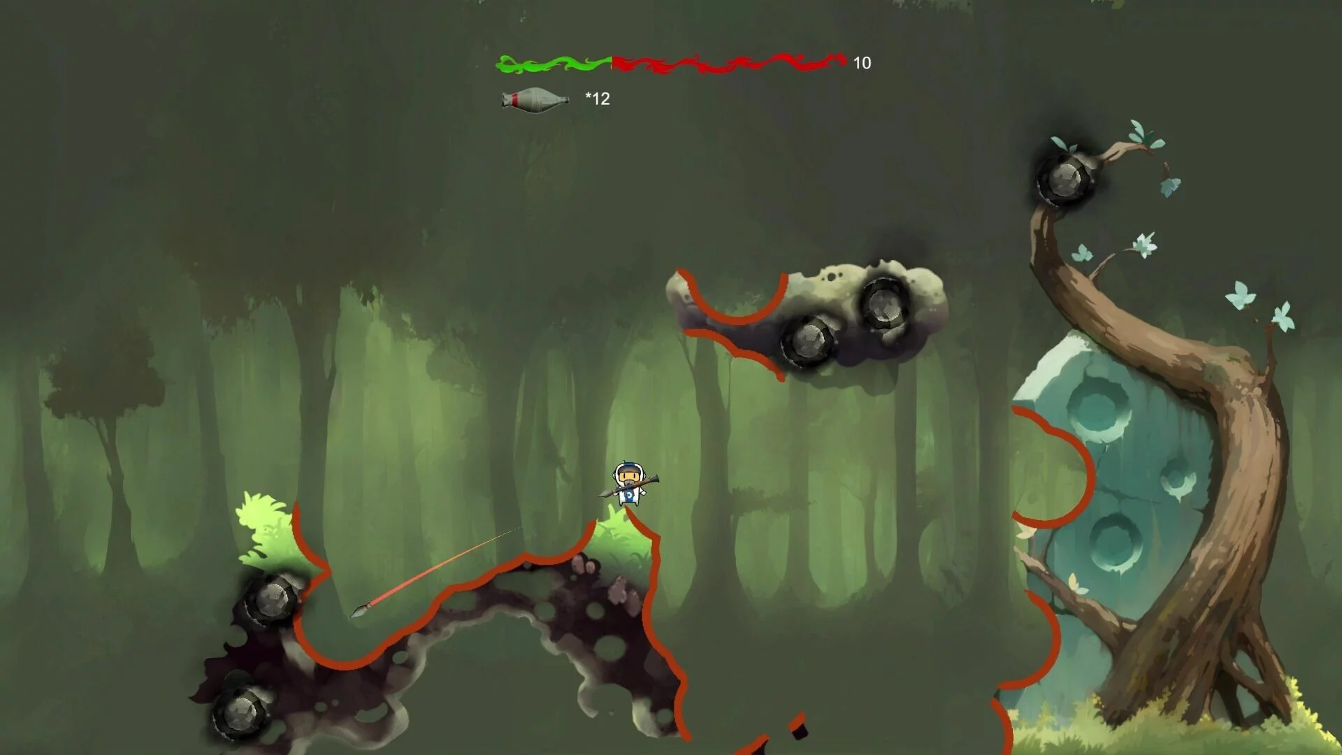 Изображение игры: Bouncing Missile