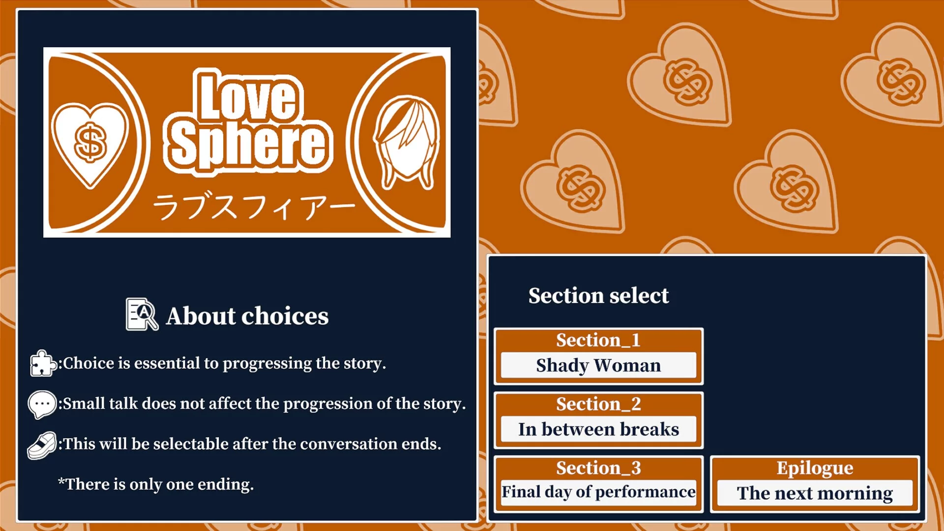 Изображение игры: Love Sphere