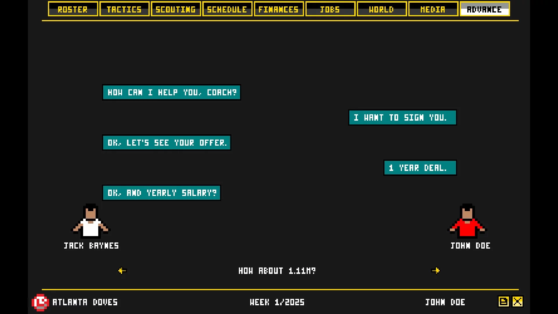 Изображение игры: Retro Basketball Manager