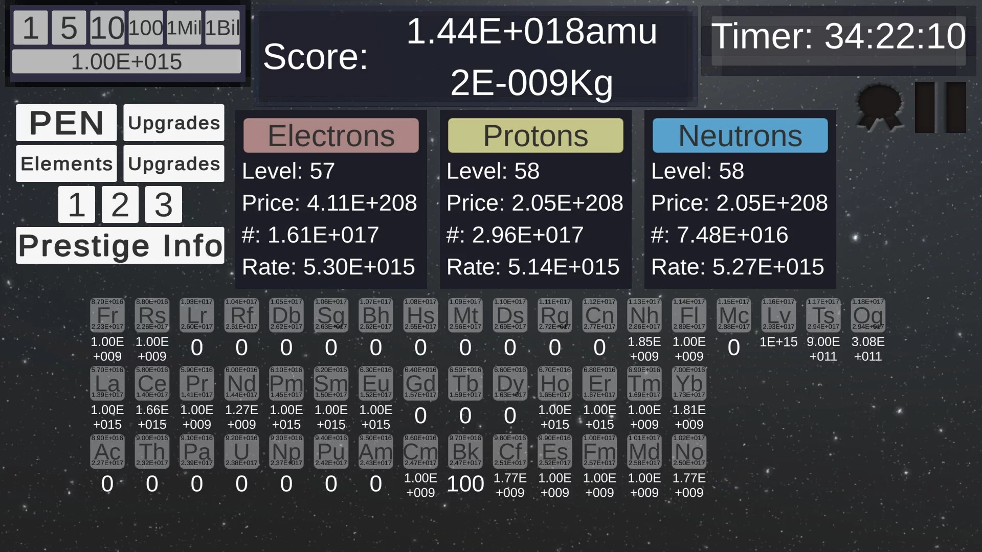 Изображение игры: Idle Universe Creator
