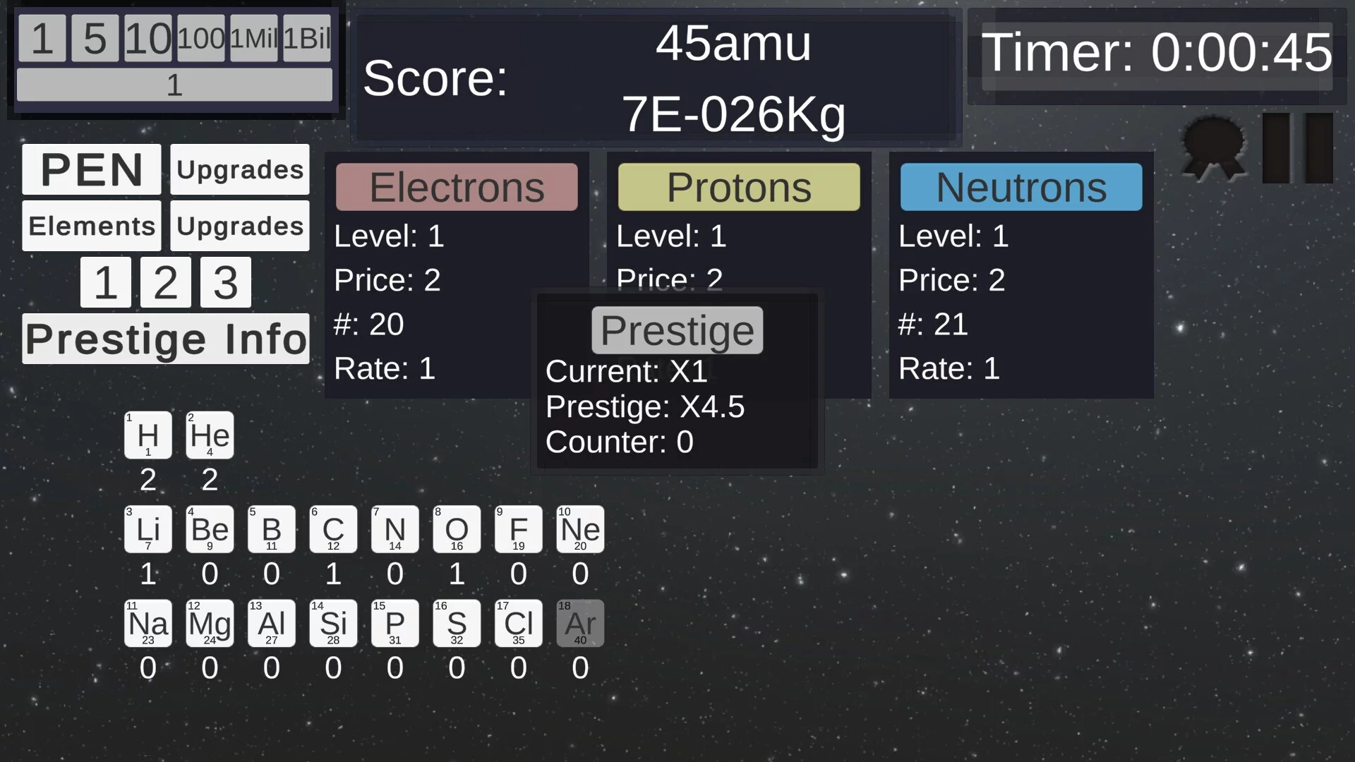 Изображение игры: Idle Universe Creator