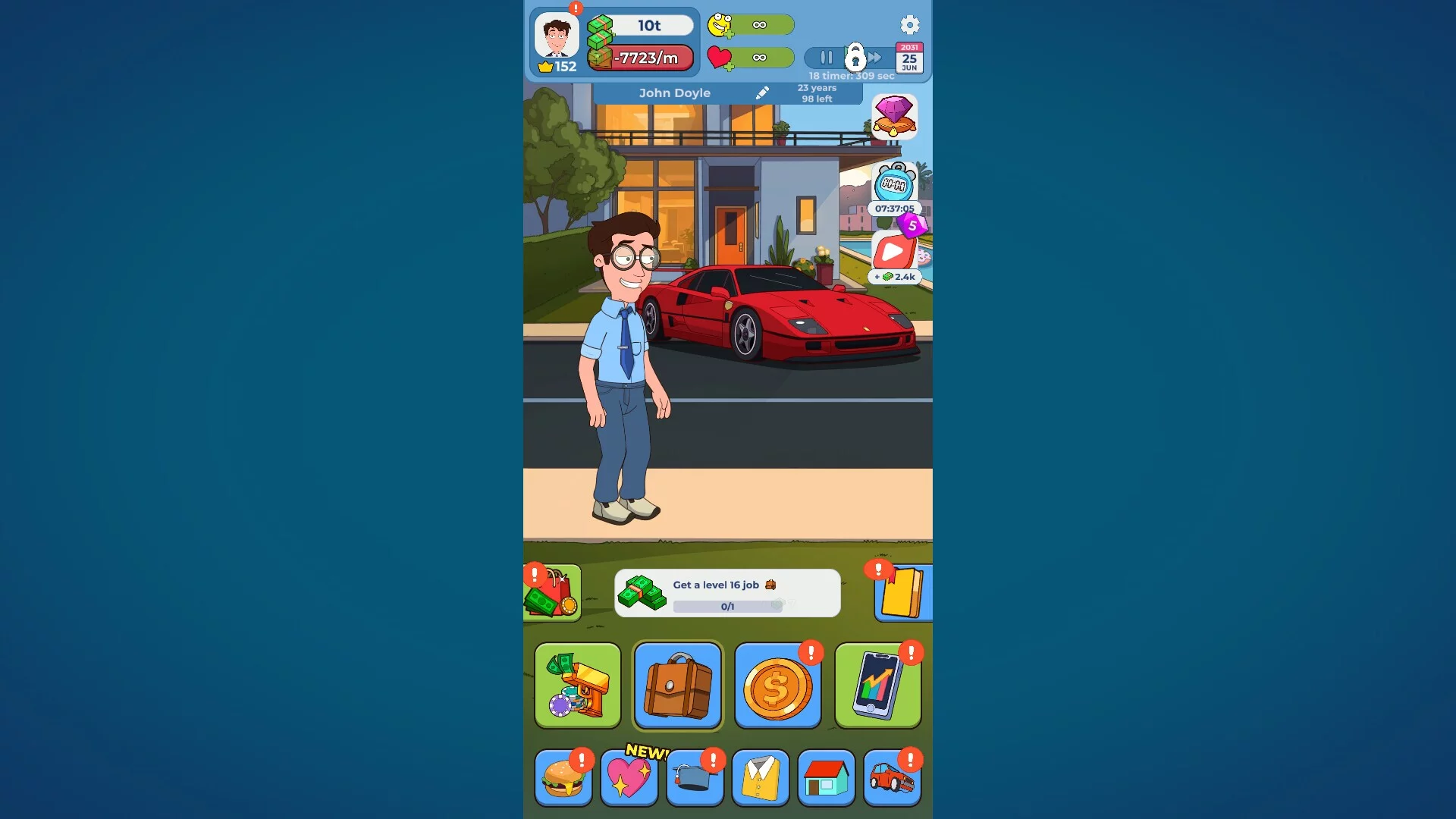 Изображение игры: Idle Guy: Life Simulator games