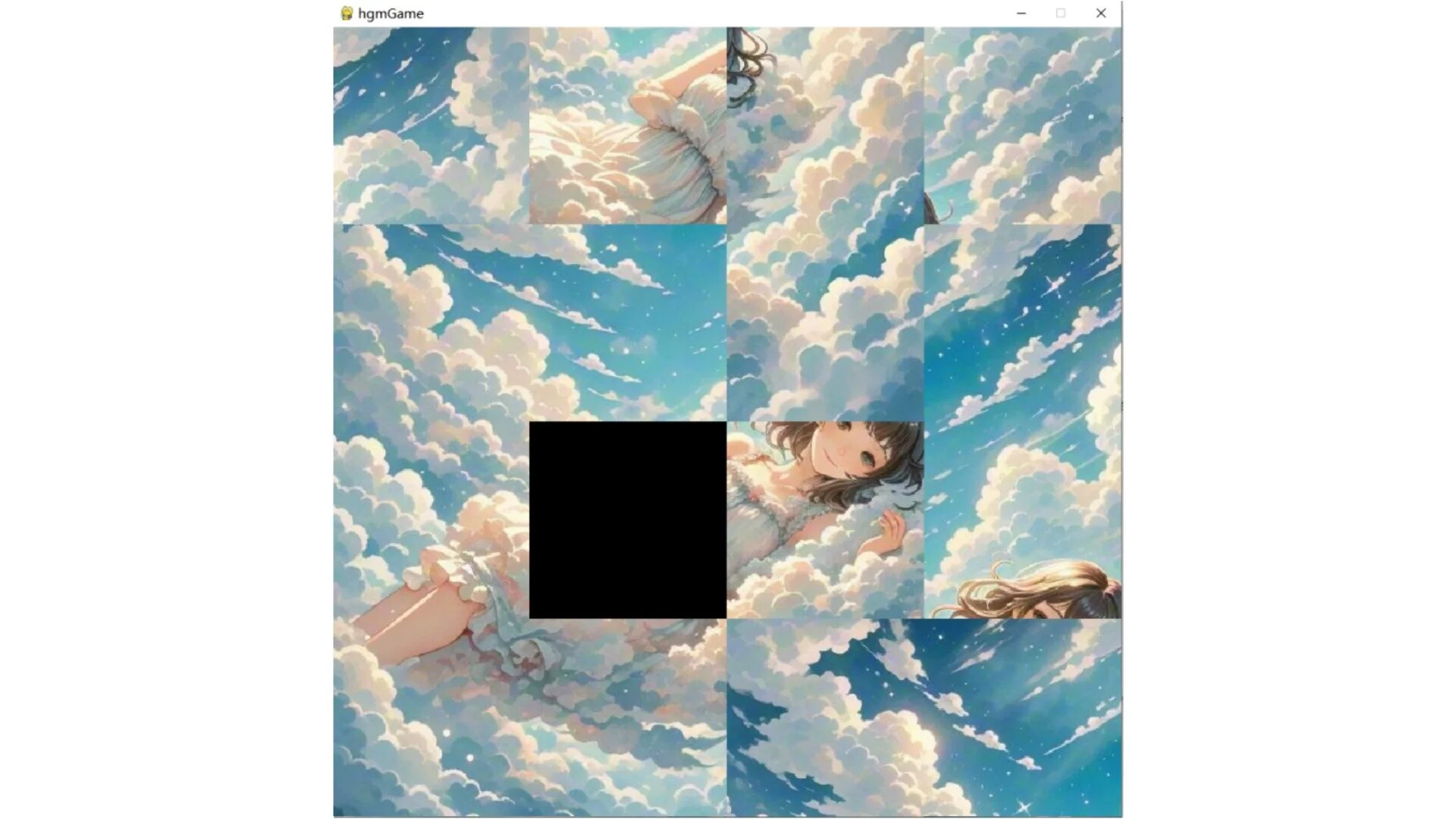Изображение игры: The girl in the clouds
