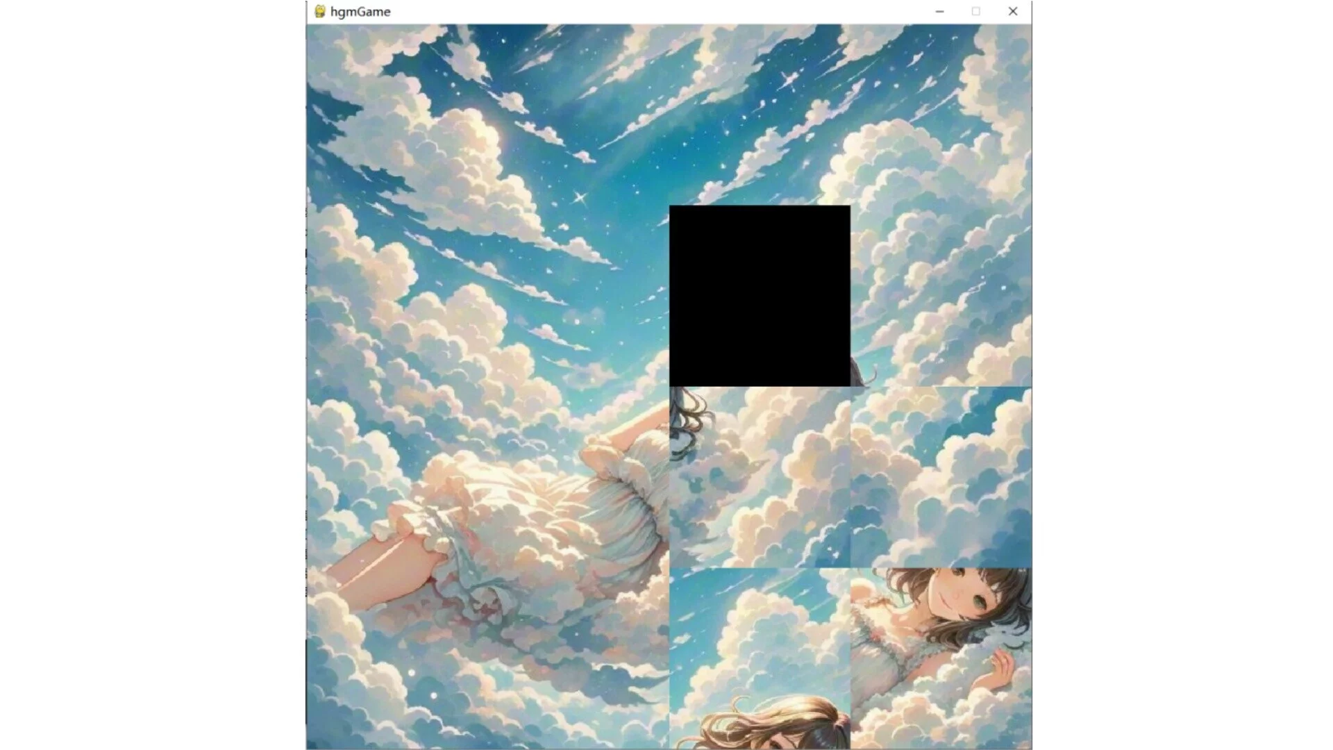 Изображение игры: The girl in the clouds