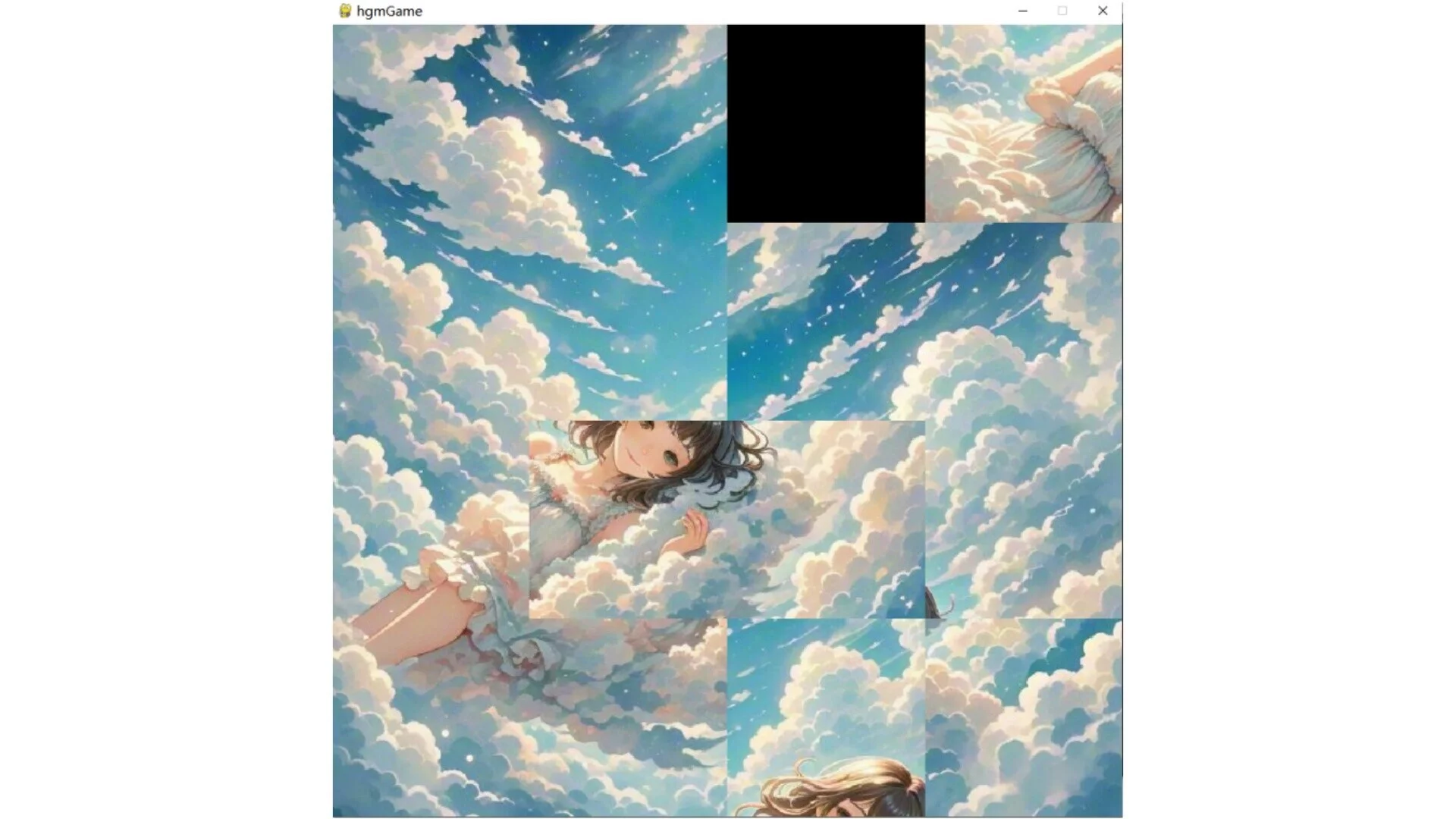 Изображение игры: The girl in the clouds