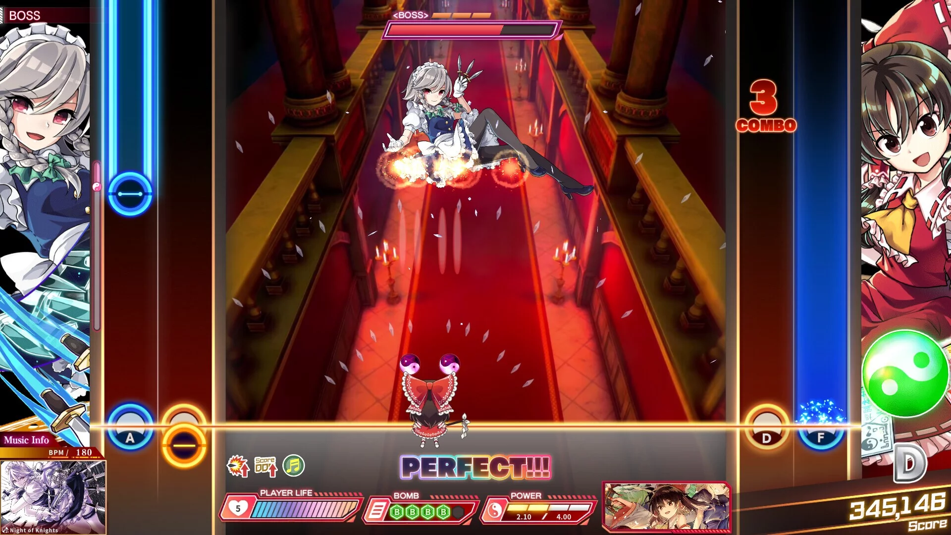 Изображение игры: Touhou Danmaku Kagura Phantasia Lost