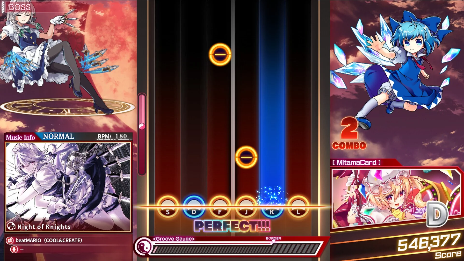 Изображение игры: Touhou Danmaku Kagura Phantasia Lost