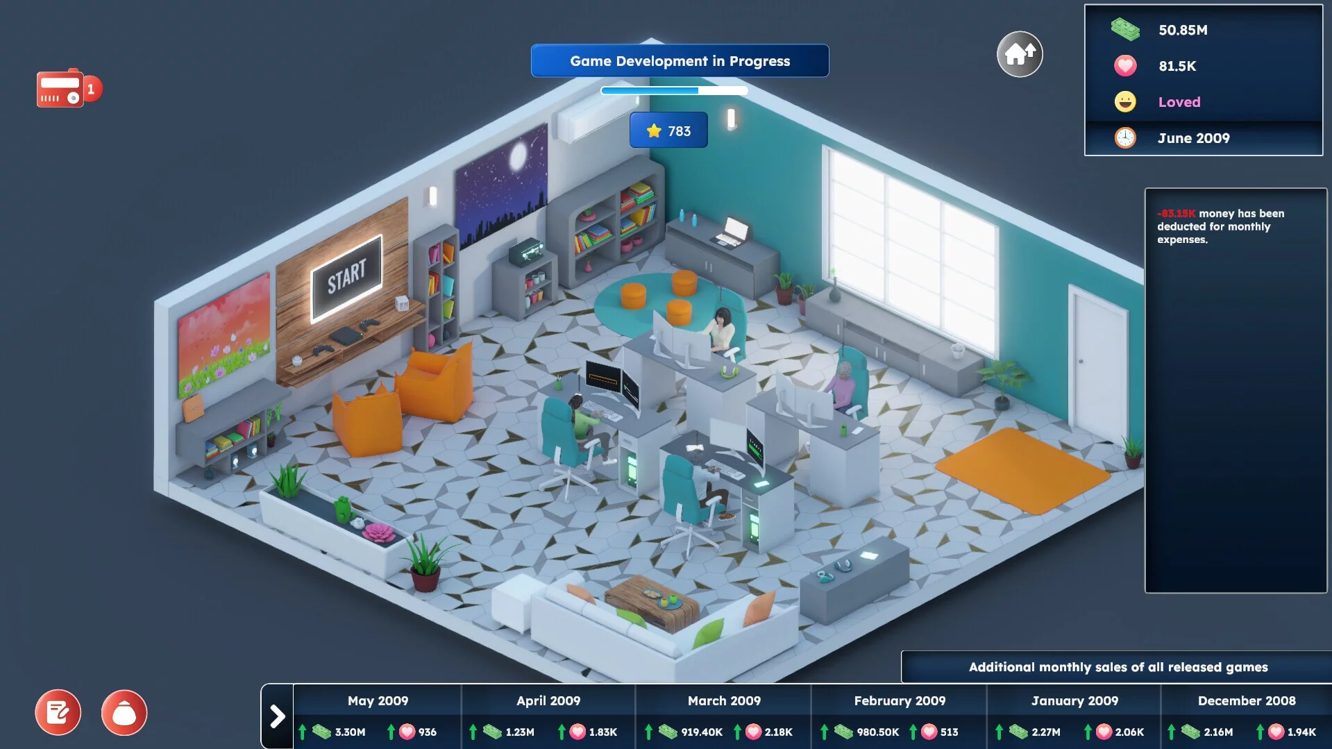 Изображение игры: Game Builder Tycoon