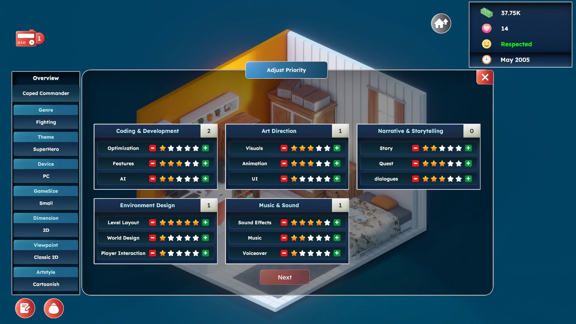 Изображение игры: Game Builder Tycoon