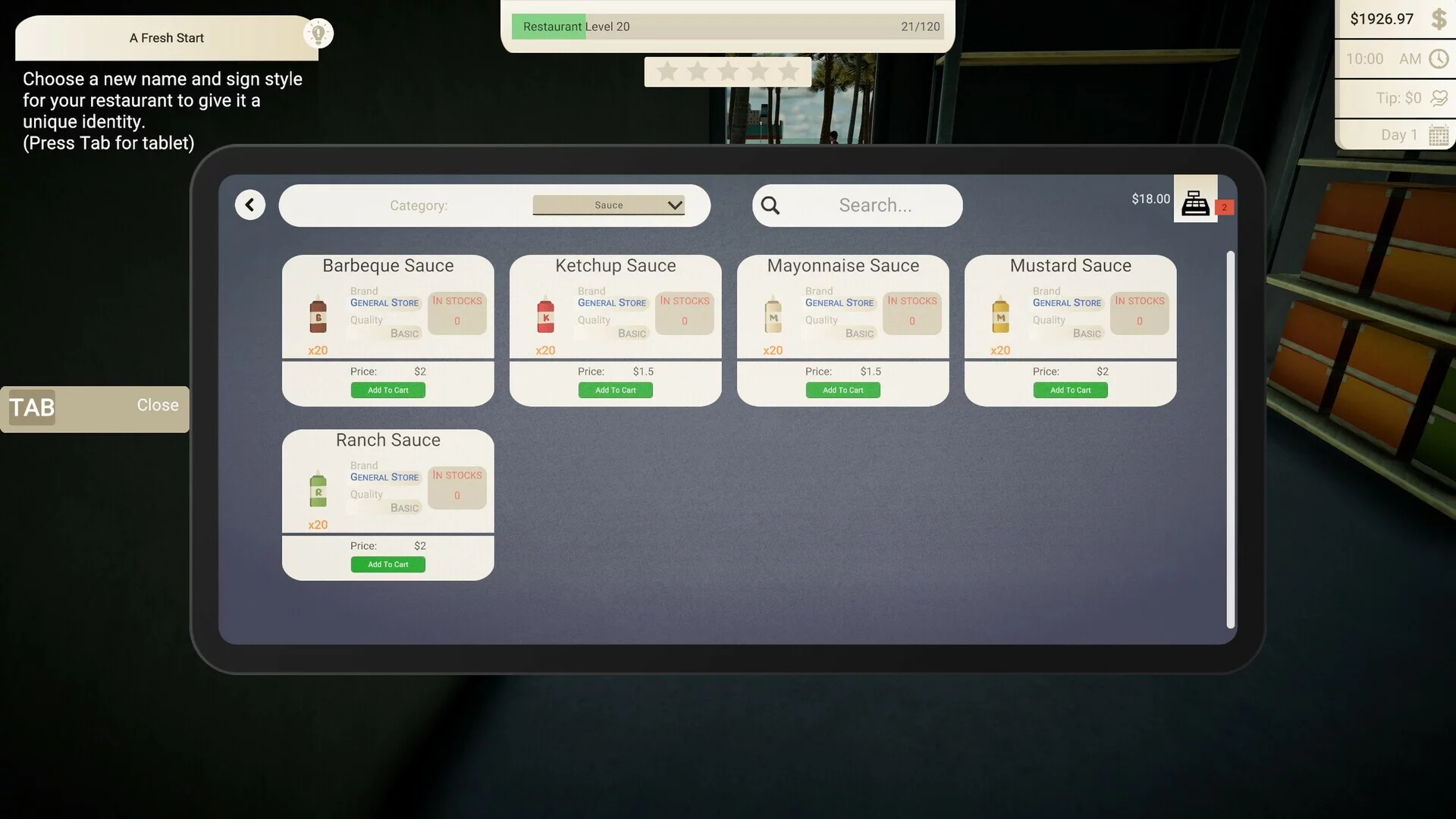 Изображение игры: Restaurant Owner: A Restaurant Simulator