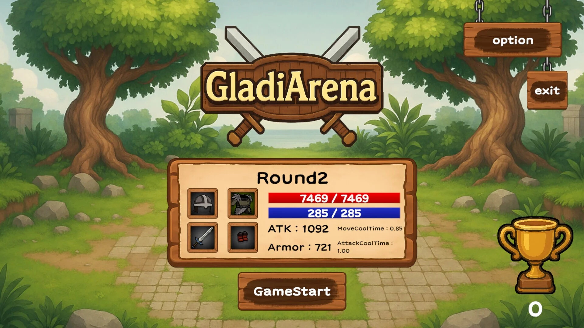 Изображение игры: GladiArena