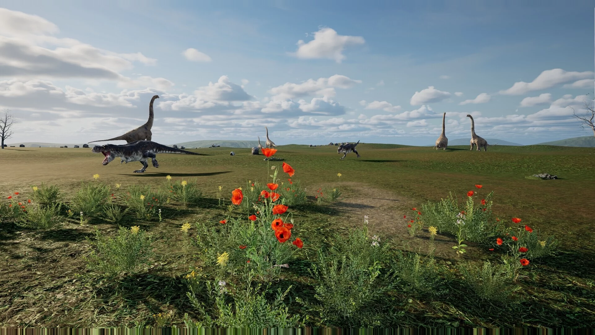 Изображение игры: Travel with dinosaurs