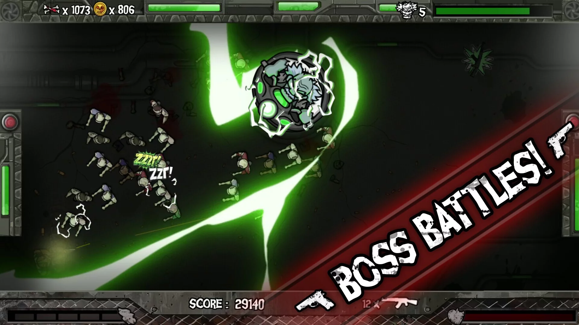 Изображение игры: Zombies Overloaded