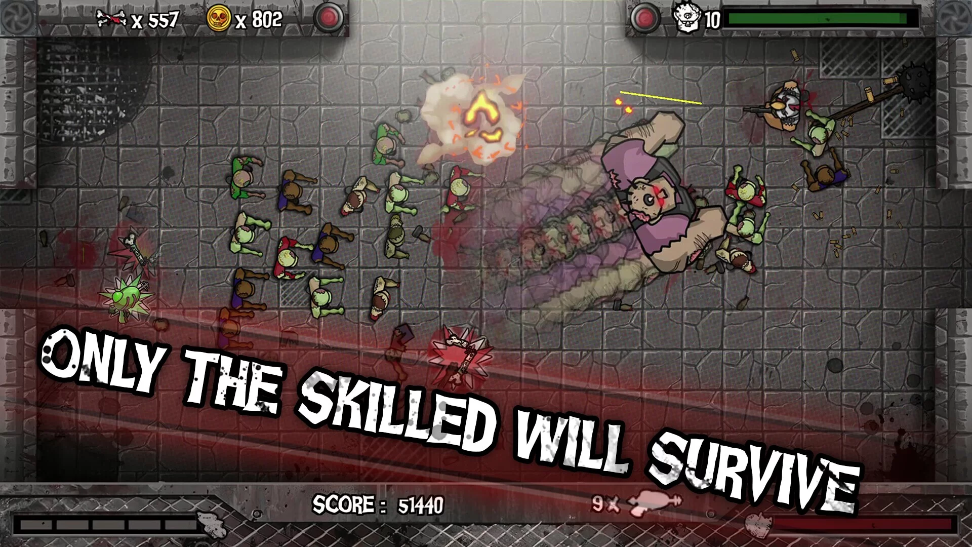 Изображение игры: Zombies Overloaded
