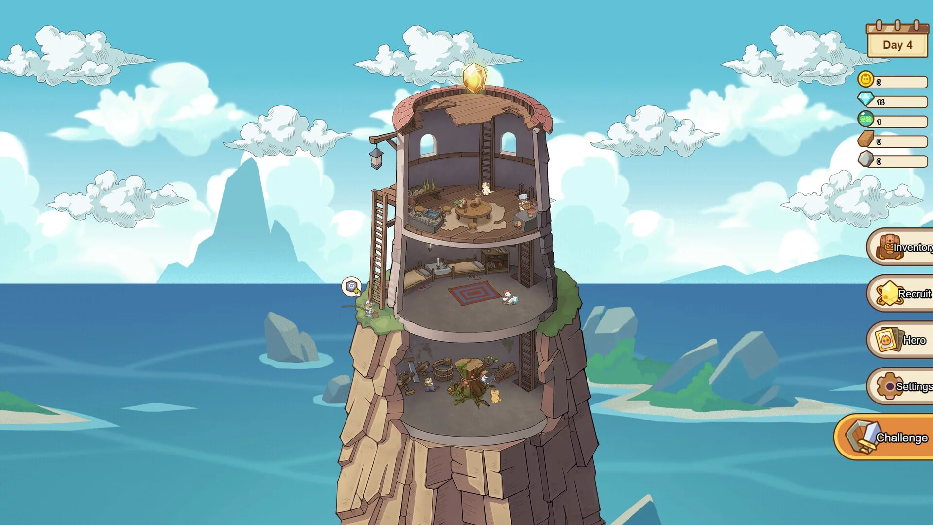 Изображение игры: Meow Tower - Doomsguard