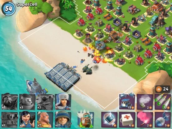 Изображение игры: Boom Beach