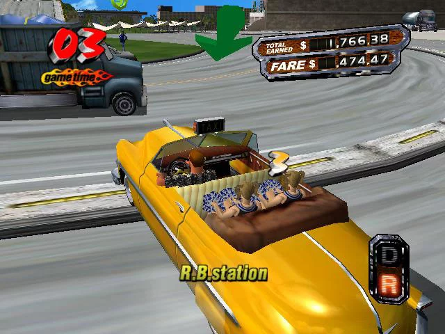 Изображение игры: Crazy Taxi 3