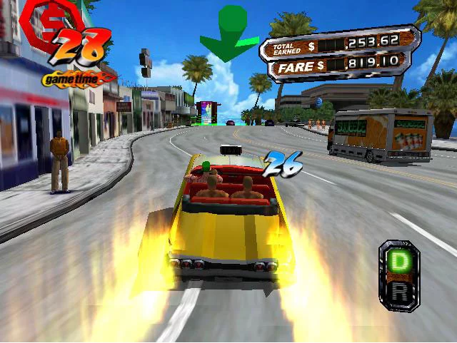 Изображение игры: Crazy Taxi 3