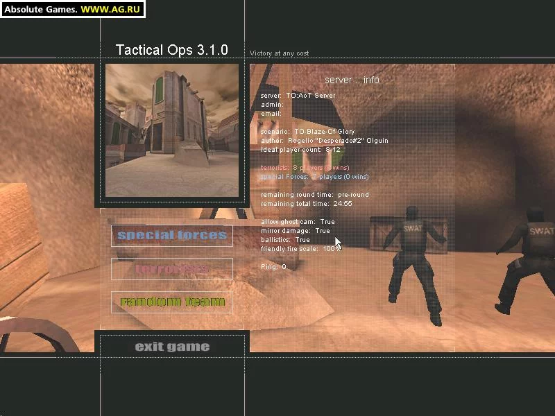 Изображение игры: Tactical Ops: Assault on Terror