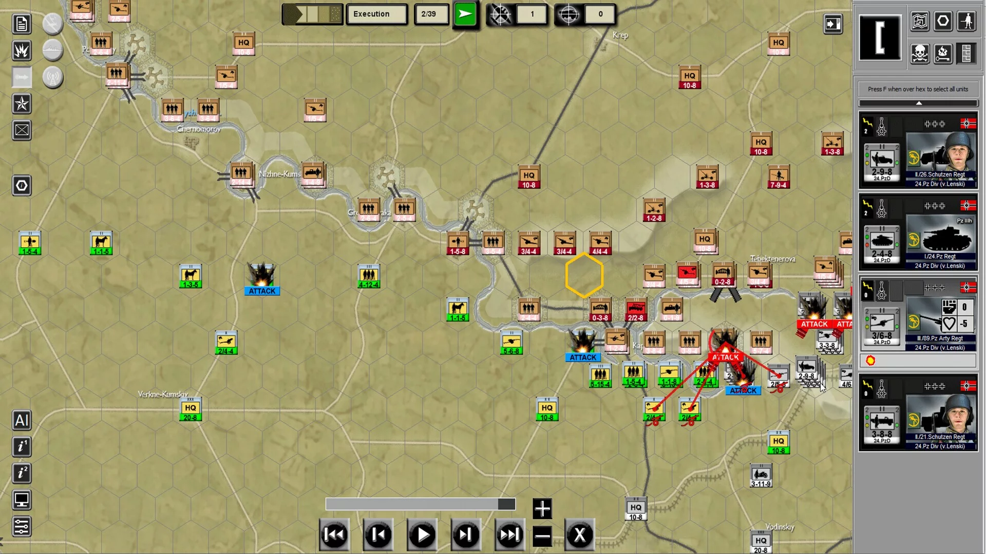 Изображение игры: WEGO World War II: Stalingrad