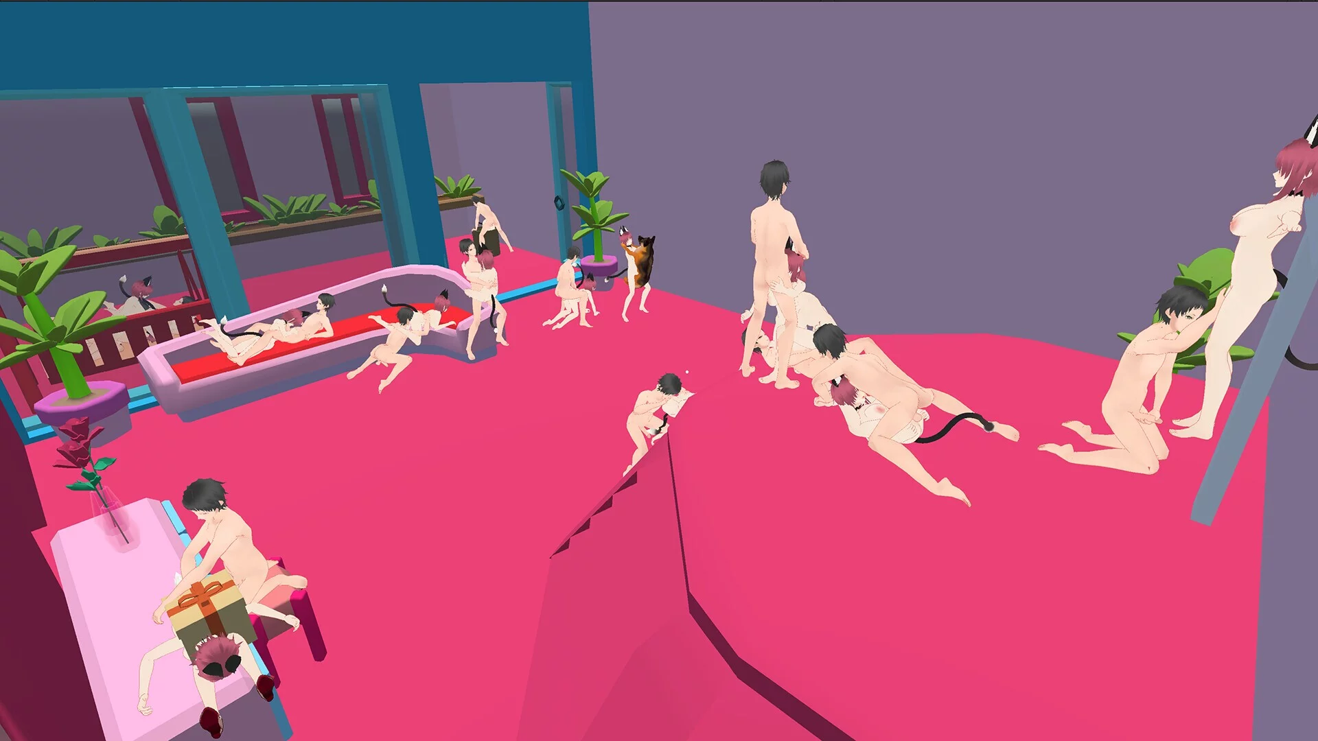 Изображение игры: Brothel Simulator (妓院模拟器)