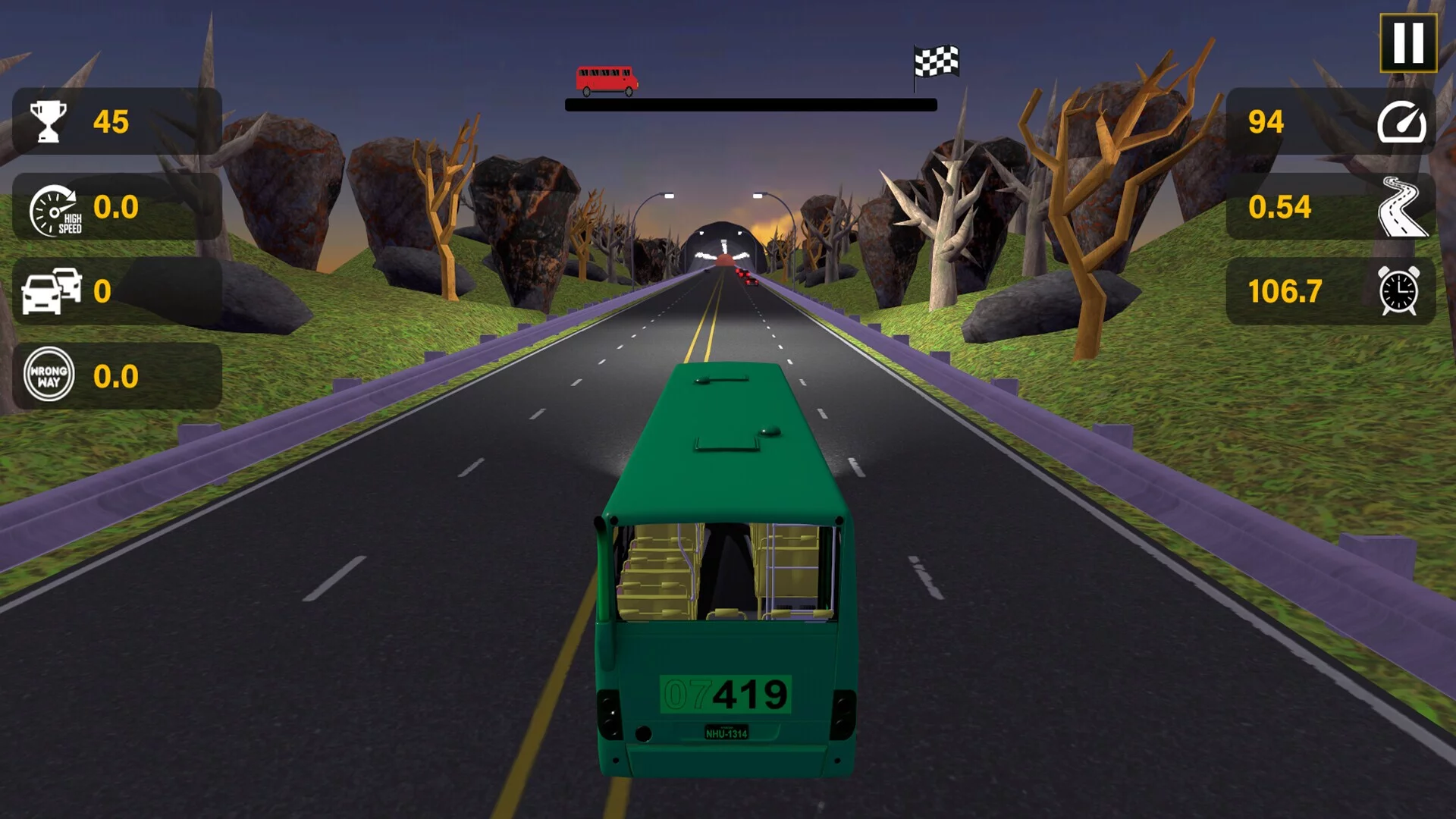 Изображение игры: Highway Bus Rush