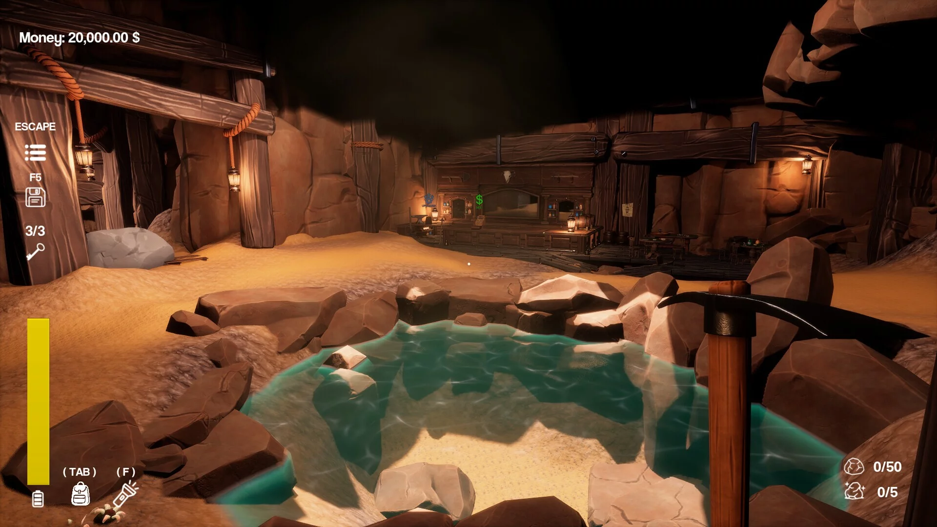 Изображение игры: A Game About Mining Rocks