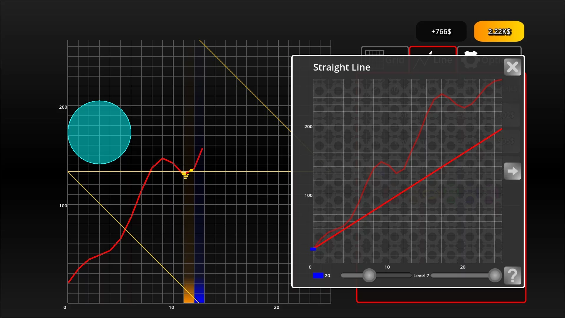 Изображение игры: Line Goes UP
