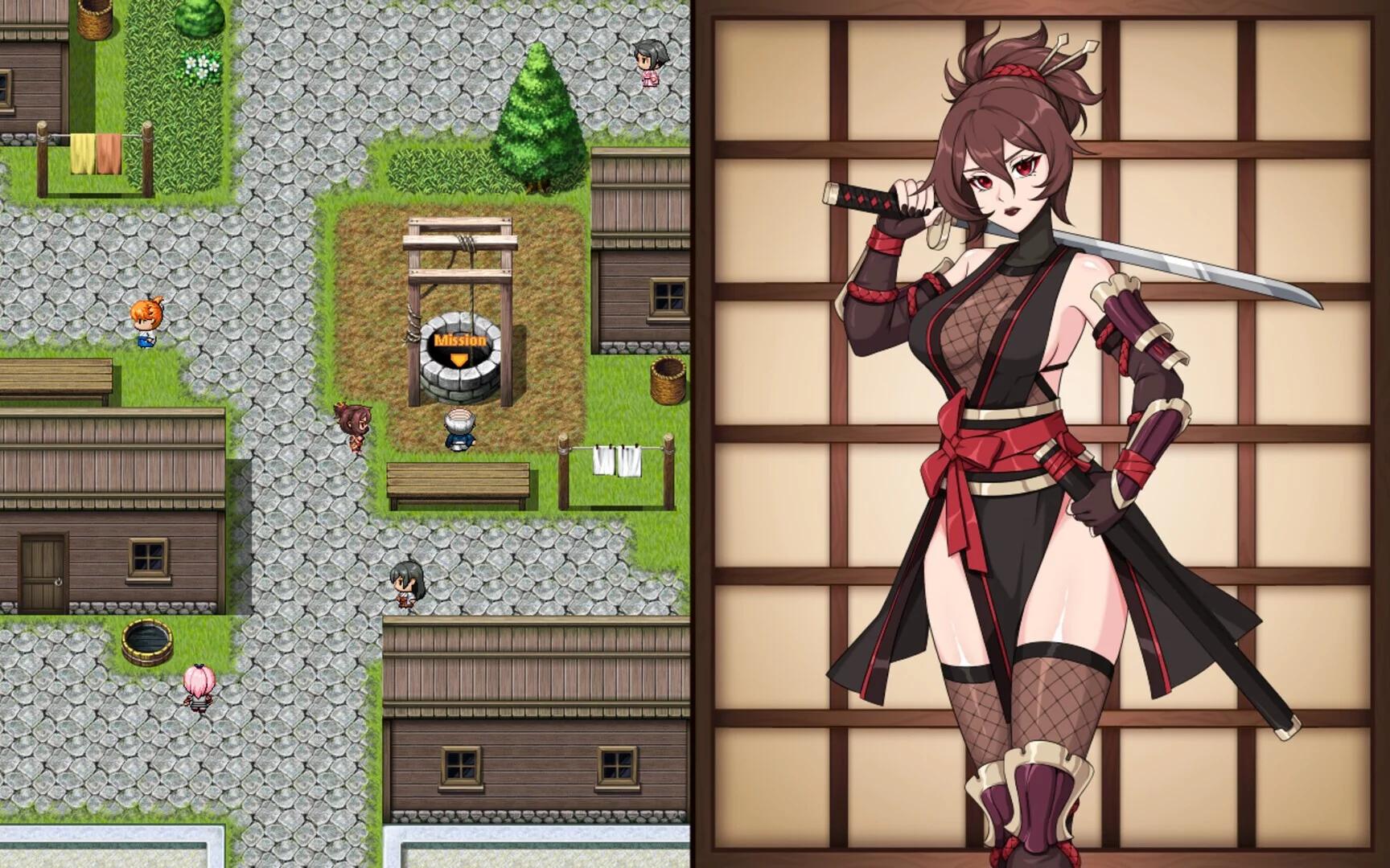 Изображение игры: Kunoichi Keiko: The Lust Village