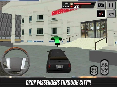 Изображение игры: Limousine Car Driver Simulator 3D – Drive the luxury limo & take the vip guests on city tour