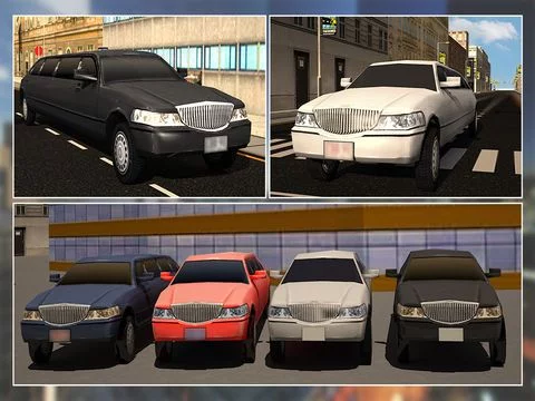 Изображение игры: Limousine Car Driver Simulator 3D – Drive the luxury limo & take the vip guests on city tour