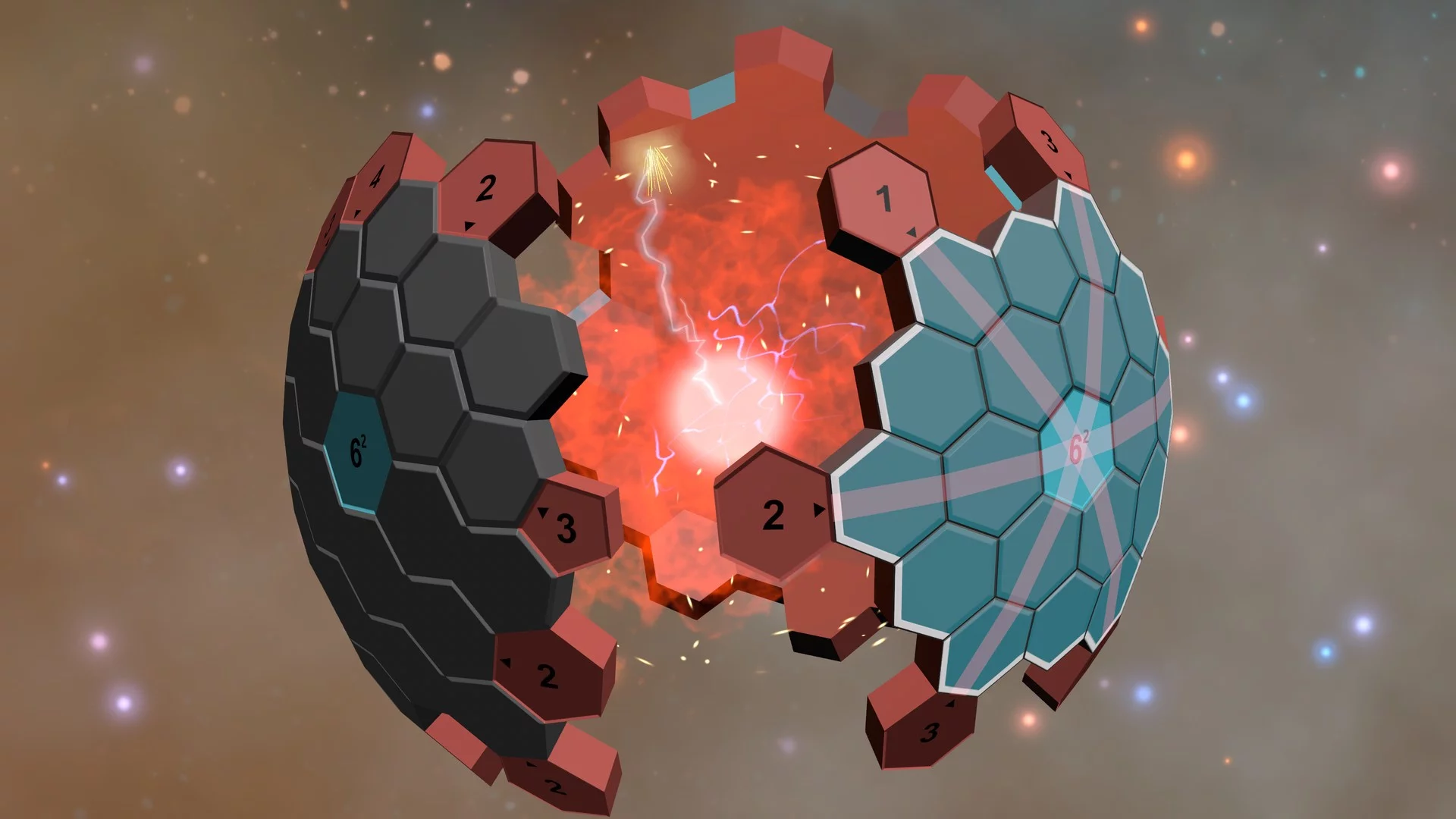 Изображение игры: Globesweeper: Hex Puzzler