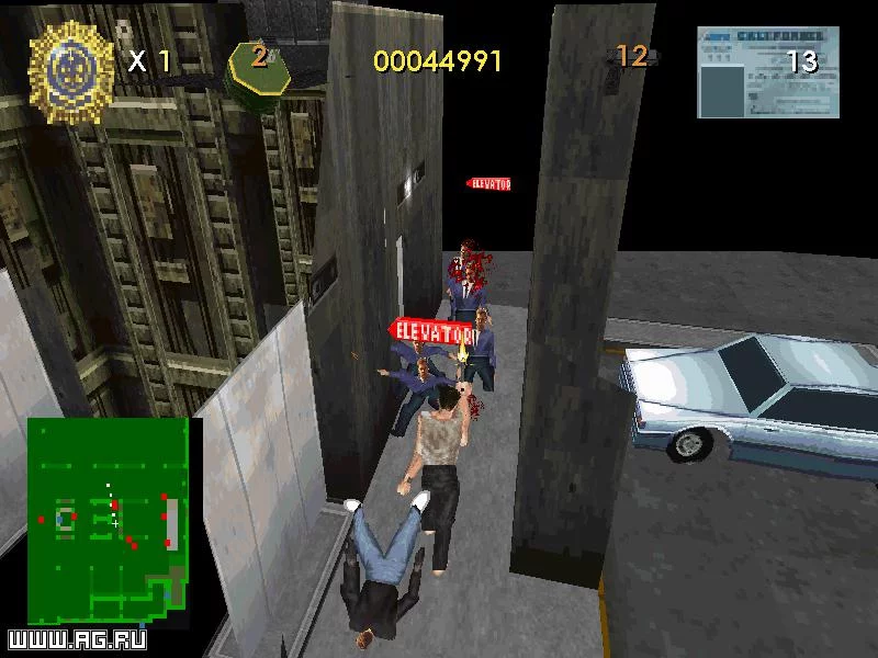 Изображение игры: Die Hard Trilogy