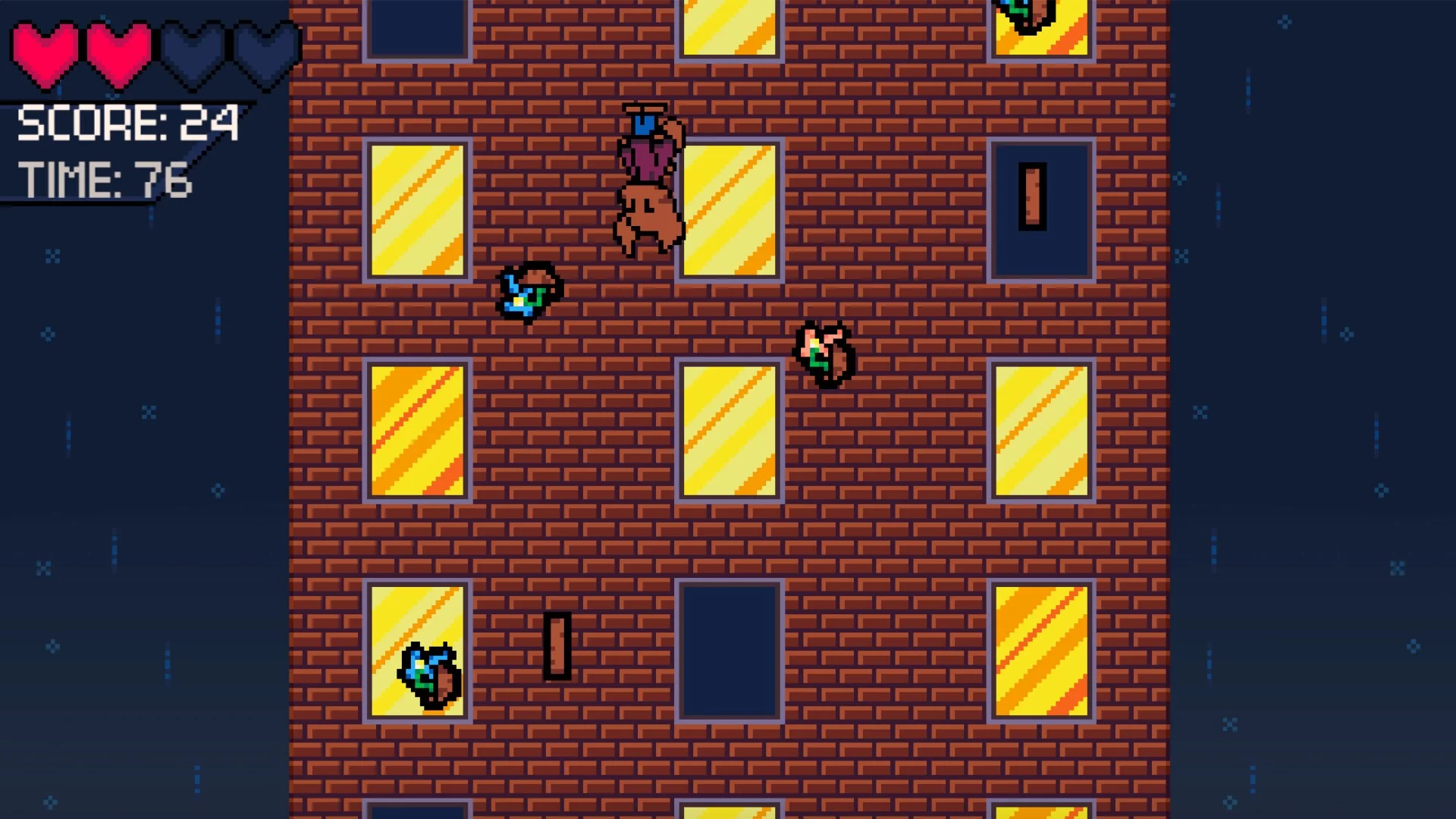 Изображение игры: Fall Cat